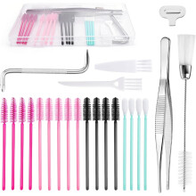 23 Pcs Sewing Machine Cleaning Brushes Kit Tools-Storage Box Sewing Machine Cleaner Brushes,Accessories & Supplies