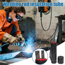 Cubo de Almacenamiento para Porta Varillas de Soldadura, Portaelectrodos, Contenedor para Varillas de Soldadura, Ligero, Ideal para Mantenimiento.