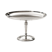 Alzatina per Torte In Acciaio Inox, Espositore per Dessert, Piatto per Torte, Coppa per Torte Alta per Cupcake, Frutta, Biscotti