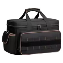 Wide-Mouth Tote Bag, Electrician'S Tool Bag, Adjustable Shoulder Strap, Large Tool Bag Organizer.