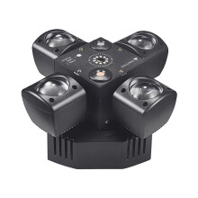 1set Stage Effect Light, Four Arm Laser Light, Bar Disco Effect, Flash, Rotating Light, LED EU Plug