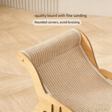 Cat Recliner Scraper Board, Large 2 in 1 Cat Recliner Scratch Board, Anti-Scratch for Indoor Cats (Replacement Pad-2Pcs)
