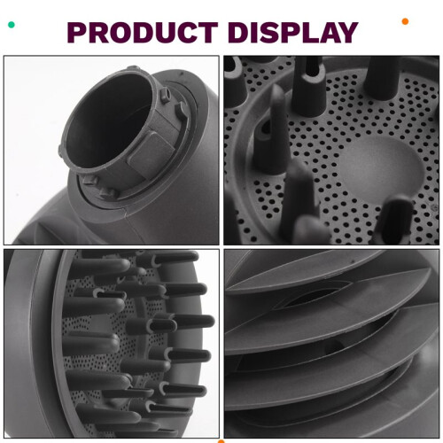 Upgraded Diffuser Wave Curl Compatible with  Airwrap HS09/Co-Anda2x , Attachment Diffuser Nozzle Dome and Diffuse Modes 1