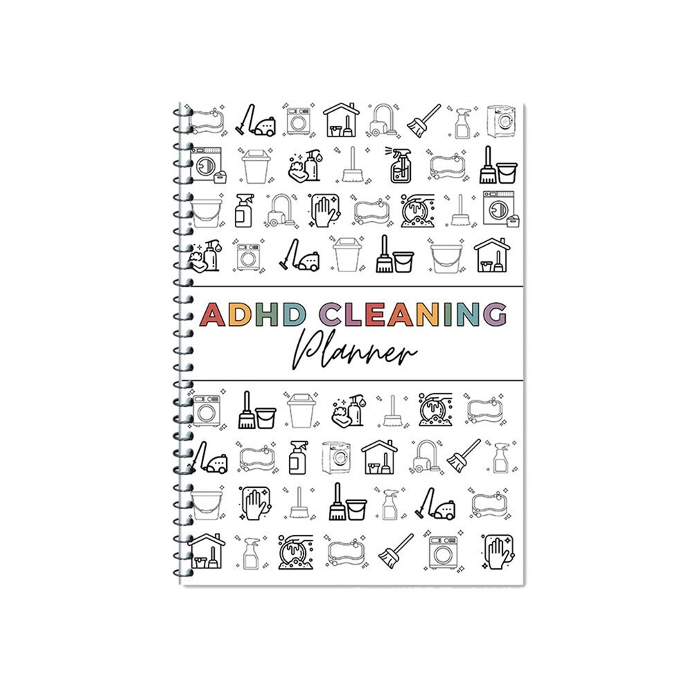 Photos - Notebook ADHD-Friendly Cleaning Planner for Adults, Women, and Kids with Daily Schedule