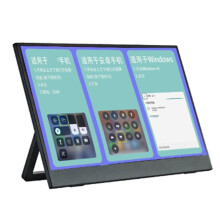 Portable Monitor 15.6inch 1080P FHD Second External Monitor Dual USB-C for Laptop Phone