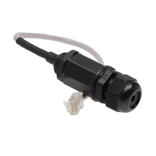 M22 Ethernet LAN Adapter RJ45 Waterproof Connector 25cm Network Cable Shielded IP67 Protection Socket DHL