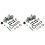 2X Kit de Réparation de Régulateur de Pression de Carburant pour  3C3Z9T517AG 1