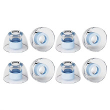 Embouts D'Oreille de Rechange pour Écouteurs NICEHCK C04, Embouts en Silicone Liquide, Embouts D'Oreille Flexibles à Réduction de Bruit SS SM L