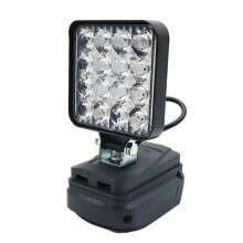 16 LED Work Light Spotlights Outdoor Work Fishing Handheld Emergency Tool Light for 18V Lithium Battery