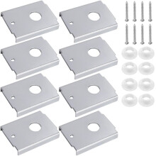 8 Pcs N7192 Bi-Fold Door Repair Bracket,Bifold Door Repair Kit Fit for 1-3/8 in,for Folding Pocket Accordion Barn Doors