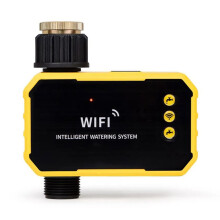 WIFI BSP3/4"Solar Irrigation Timer APP Control Automatic Irrigation System Outdoor Water Timer Garden Watering Tool
