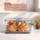 Bread Box for Kitchen Countertop Airtight Bread Storage Container with  Recording Lid Bread Keeper for Bread 7