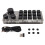 15 Keys 3 Knobs Macro Programmable Keyboard, 3 Connection Modes One Handed Macro Mechanical Keyboard 3