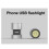 Portable Flashlight 230 High Lumens Phone USB Rechargeable Outdoor Torch Powerful Flashlight Pocket Flashlight 4