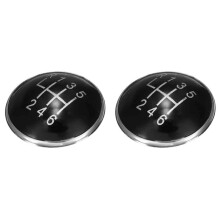 2X 6 Speed Manual Car Gear Shift Knob Cap Cover for V MK5 2003-2009