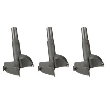 3X Outils de Forage en Metal pour le Plastique et le Bois Fraise A Bois Forets A Bois en HSS Forets Artistiques Forets A Tubes 40 mm