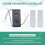 Universal Ceiling Fan Remote Control Kit 40W 6Speed Timing Function Replacement Remote for  Ceiling Fans & Lights 5