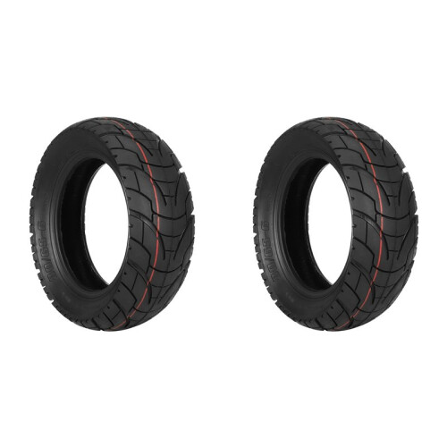2X Pneus Sem Câmara de 10 Polegadas 80/65-6 para Scooter Elétrica Zero10X  para  M4, Balanceamento de Pneus, Substituição de Carro