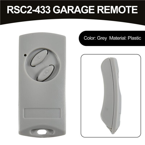 2pack Garage Door Opener Remote Control for EcoStar RSE2-433, RSC2-433, RSZ1-433, Handheld Transmitter 433MHz 2