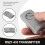 2pack Garage Door Opener Remote Control for EcoStar RSE2-433, RSC2-433, RSZ1-433, Handheld Transmitter 433MHz 4