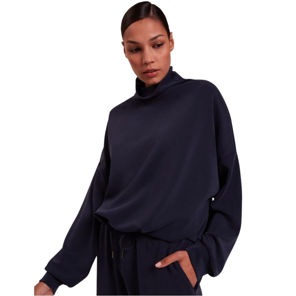 Ted Baker (10 Uk, Navy) Womens/Ladies Funnel Neck Sweatshirt
