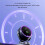 Digital Display Desktop Remote Control Fan 720 Rotation Adjustable Clip- Fan Office High Speed Turbine Powerful Fan B 8