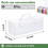 3 Pcs Paint Storage Box for 2 Fl. Oz Acrylic Paints, Acrylic Portable  Art Organizer with Handle, 30 Bottles White 8