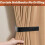 Acrylic Self-Adhesive Curtain Holdbacks - No Drill & Easy Install Curtain Tiebacks, Modern Design Curtain Tie Backs 6