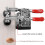 35mm Concealed Cabinet Door Hinge Mounting Jig,Hinge Hole Drilling Tool,Hinge Hole Locator, Cabinet Hinge Drill Bit 7