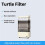 Turtle Tank Waterfall Filter Low Water 3-in-1 Suction Purification Recirculating Filter Box Fecal Clean 7