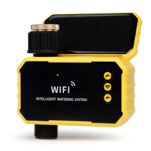 WIFI BSP3/4"Solar Irrigation Timer APP Control Automatic Irrigation System Outdoor Water Timer Garden Watering Tool 2