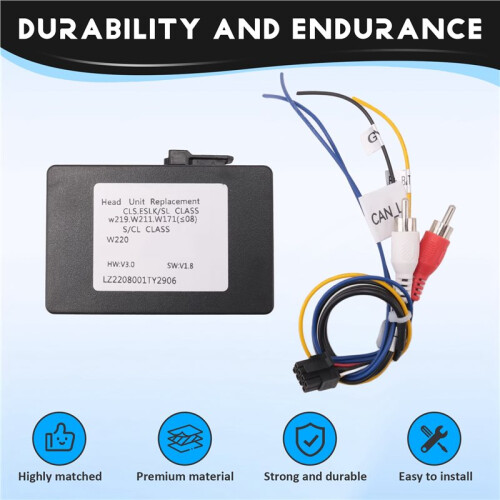 Car MOST Digital Data Optical Box for   S/CL SL ECS CLK E ML E Class W211 Fiber Optic Decoder Radio Adapter 2