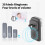 EUR Plug Wireless Doorbell Waterproof Plug Button No Battery Required Ring Bell Chimes Sets Home  Door Bell EU Plug 2