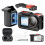 Camera Cage for  Action 5 Pro 4 3, Aluminum Protective Cage with Cold Shoe, 1/4" Thread and Screen Covers 2