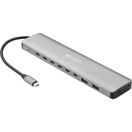 Sandberg USB-C to 8 x USB-C + 2xUSB-A 100W