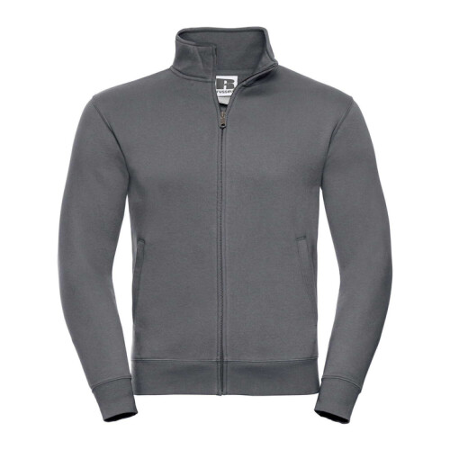 Russell (L, Convoy Grey) Russell Mens Authentic Sweat Jacket