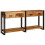 VidaXL vidaXL Console Tables 2 pcs Brown 161 x 33 x 75 cm Solid Mango Wood 1