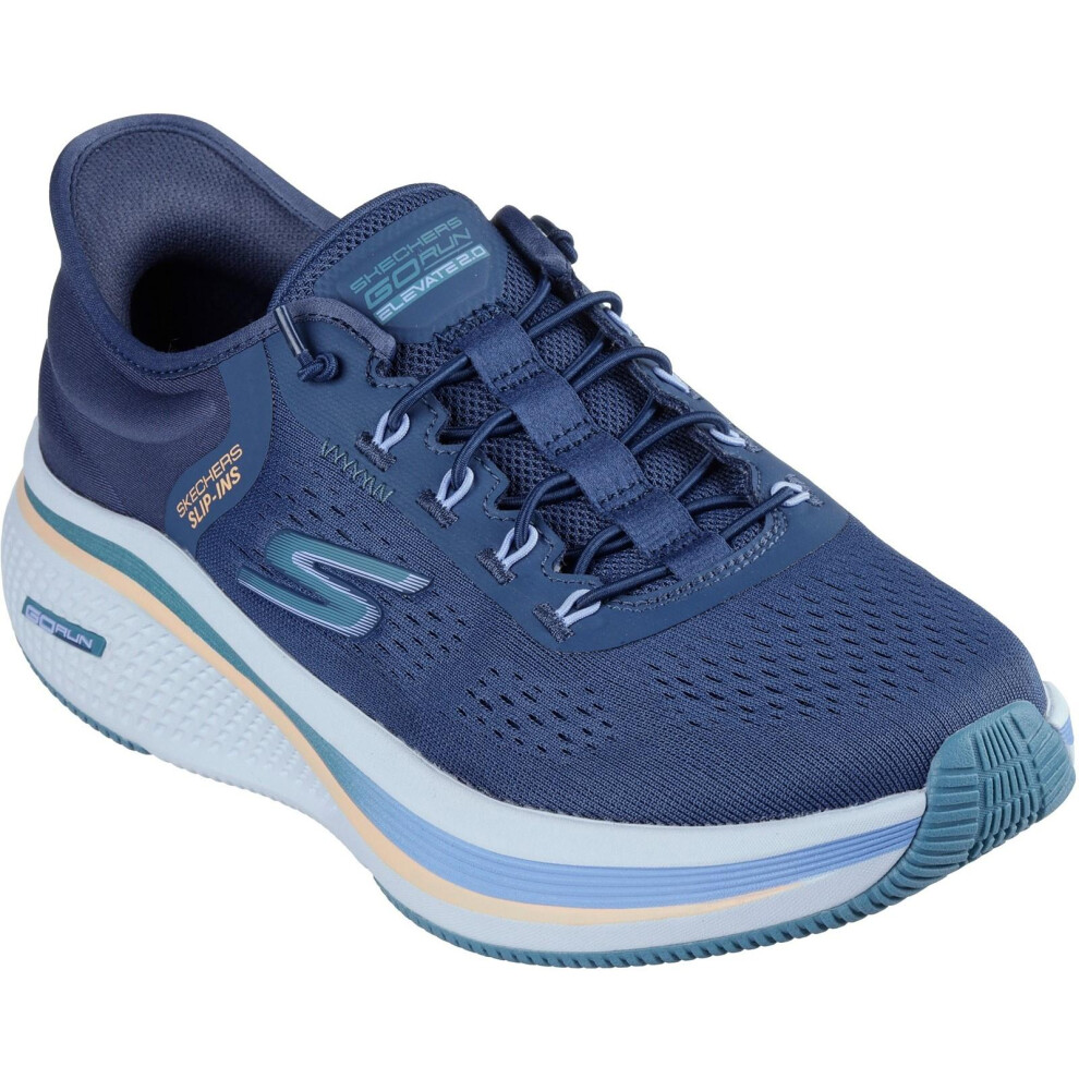 Skechers (3 Uk, Navy/Teal) Womens/Ladies Go Run Elevate 2.0 Banyan Trainers