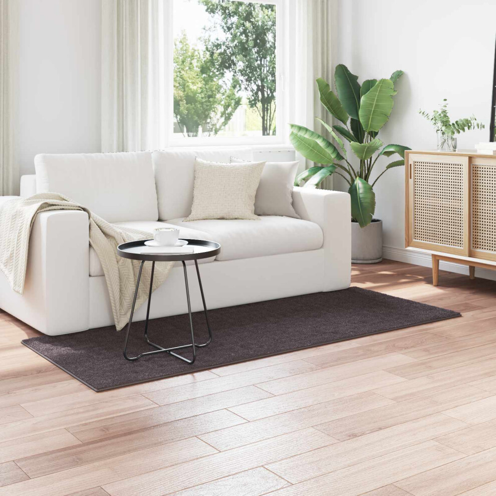 Vidaxl Area Rugs Rectangular Sirolo Anthracite 200 X 80 Cm Polyester