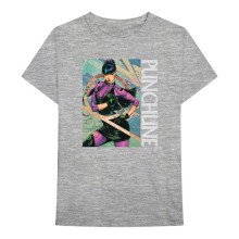 (S, Grey) DC Comics Unisex Adult Punchline Cotton T-Shirt
