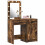 VidaXL vidaXL Dressing Table 2 pcs Brown 50 x 41 x 135 cm Engineered wood 3