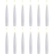 Velas de Navidad LED, Luces Decorativas Enganchables, Set de 12 unidades — adornos arbol navidad, iluminacion sin cables