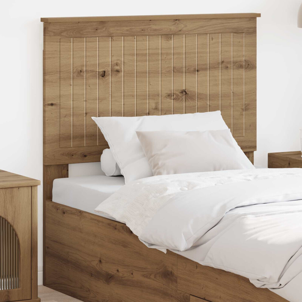 Vidaxl Headboard With Headboard Artisan Oak 80 Cm Engineered Wood