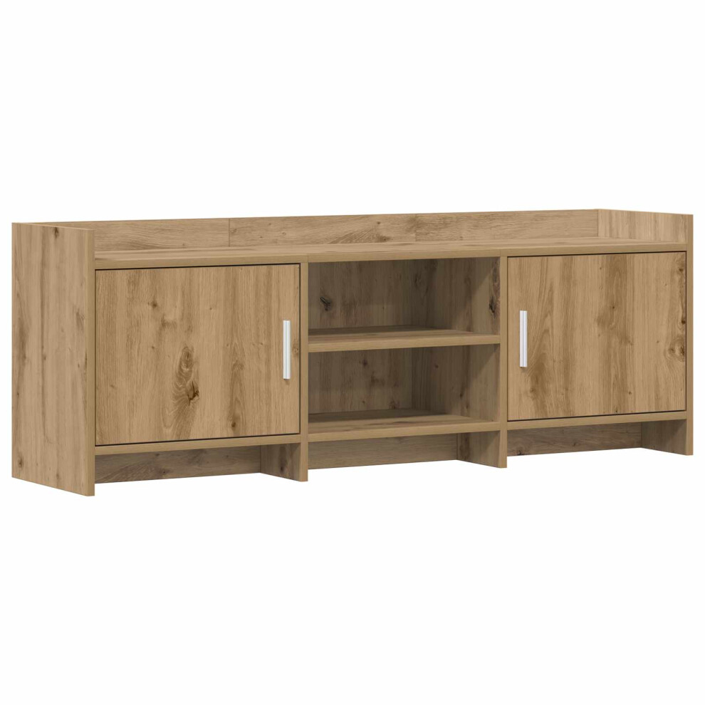 Vidaxl Tv Cabinet 130 X 33 X 47 Cm Artisan Oak Engineered Wood