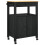 VidaXL vidaXL Kitchen Trolley MONZA Black 60 x 40 x 88.5 cm Solid Pine Wood 5