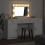 VidaXL vidaXL Dressing Table with Mirror Lights 3 pcs White Engineered Wood 4