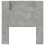 VidaXL vidaXL Storage Headboard with LED Concrete Grey Engineered Wood 4