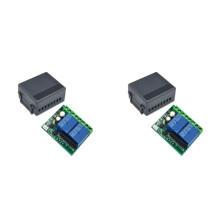 2X 5V 12V 24V 2 Channel Motor Control Forward Reverse Telescopic Rod Wireless Remote Control 433M