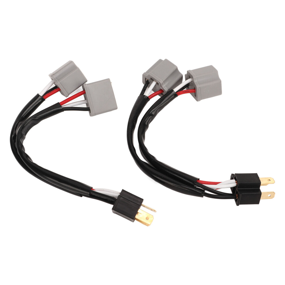 2X 9003 H4 Headlight Wiring Harness Socket Uk 7293282185524