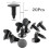 Box of 100 Nylon Push Retainer Clips Auto 9